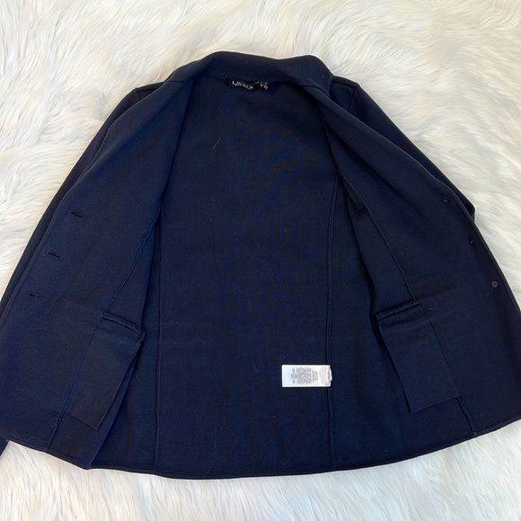 Ralph Lauren Black Label Sweater-Knit Blazer - Picture 7 of 8